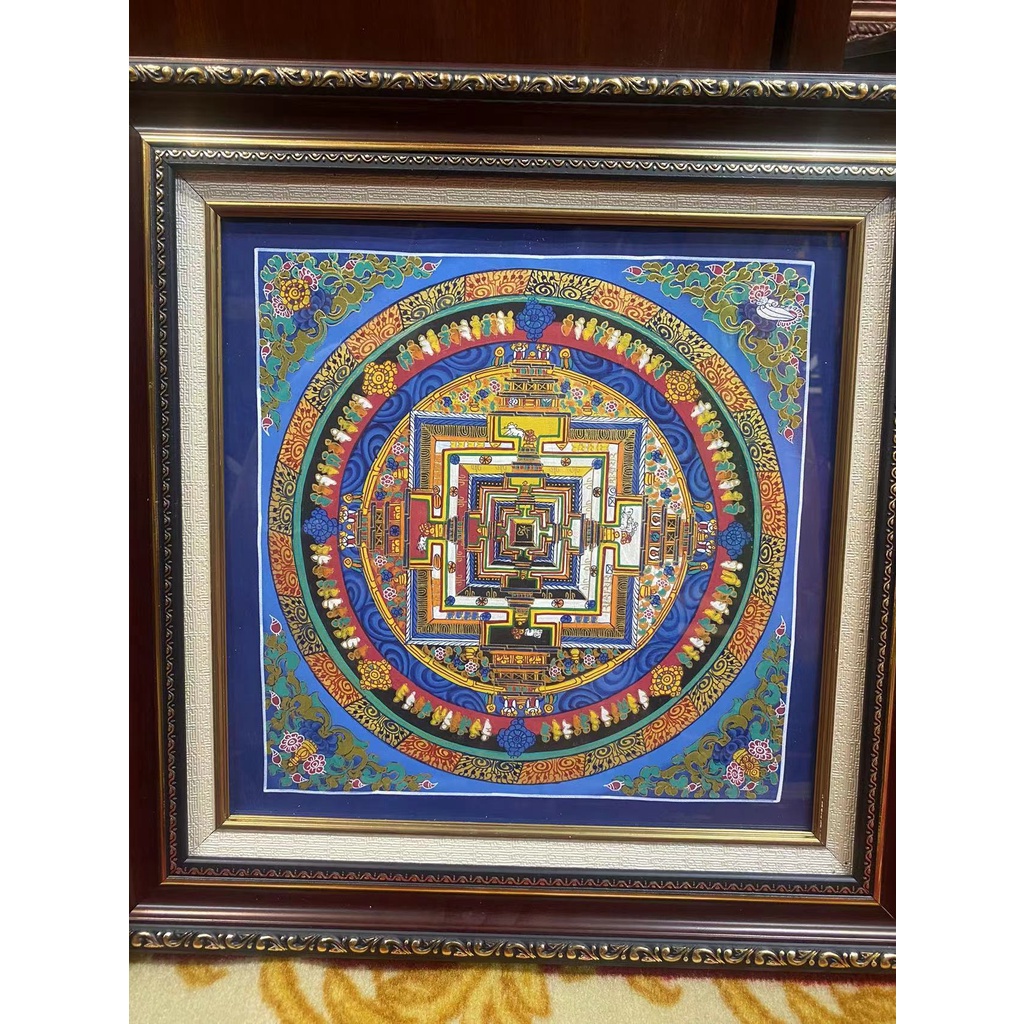 [Pháp Bảo Minh Châu] Tranh Mandala Nepal có khung (CHÁT CHỌN MẪU)