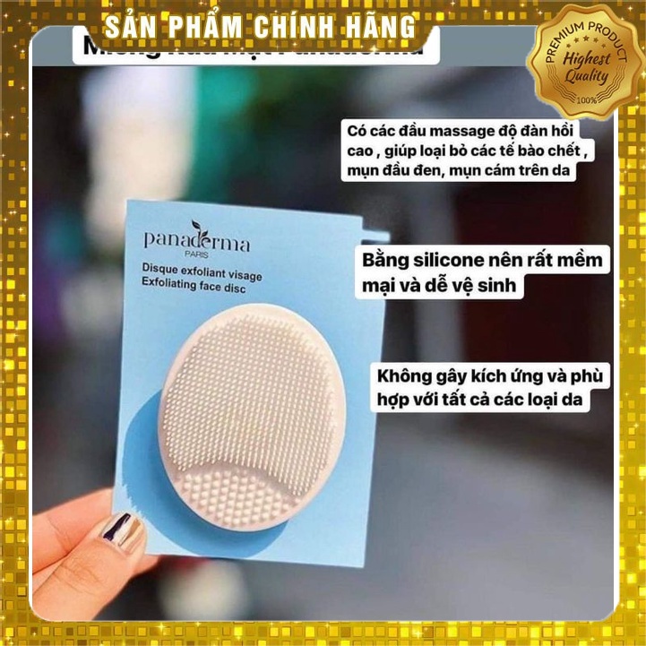 &lt;HÀNG CHÍNH HÃNG&gt; Miếng rửa mặt Panaderma Pháp rửa sạch bụi bẩn, giảm mụn, sạch từng lỗ chân lông