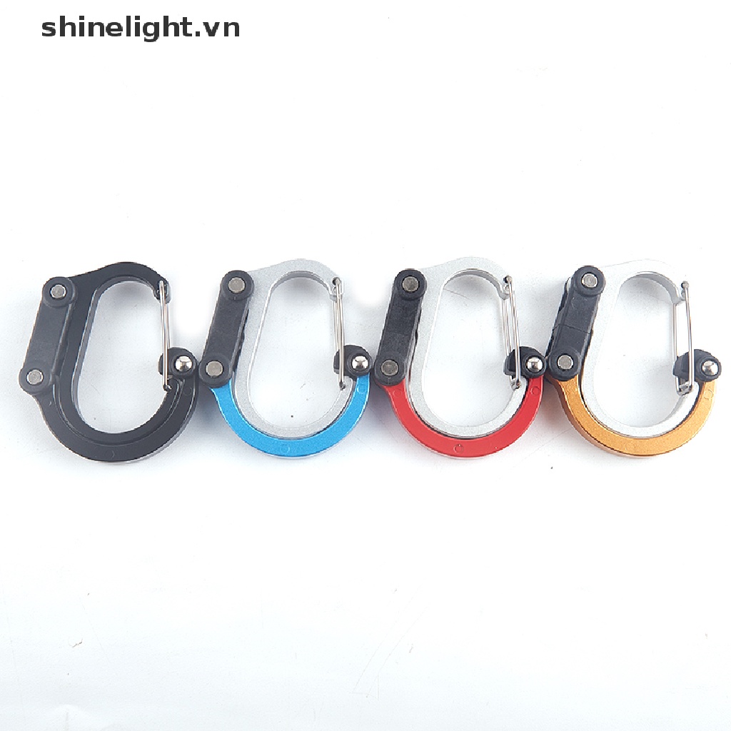 [shinelight] Carabiner Rotag Hook Clip Strong Clips For Camping Hiking Travel Backpack [VN]