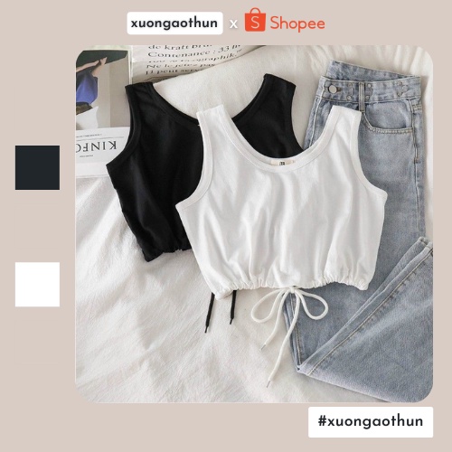 Áo ba lỗ nữ thắt eo tôn dáng sexy Áo croptop nữ phong cách ulzzang phù hợp mặc đi chơi, đi du lịch