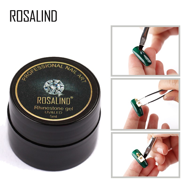 Keo dán móng Rosalind 5ml lâu trôi độc đáo