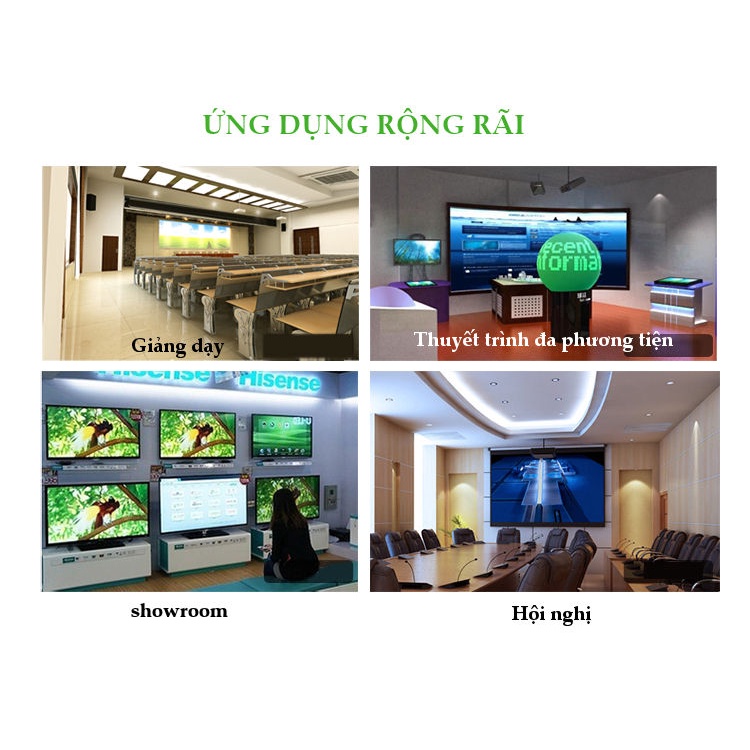 Bộ chia HDMI 1 vào 8 ra hỗ trợ Full HD Ugreen 40203 - Hàng Chính Hãng bảo hành 18 tháng