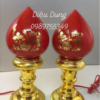 Đèn Đào các cỡ, Đèn thờ hình quả đào