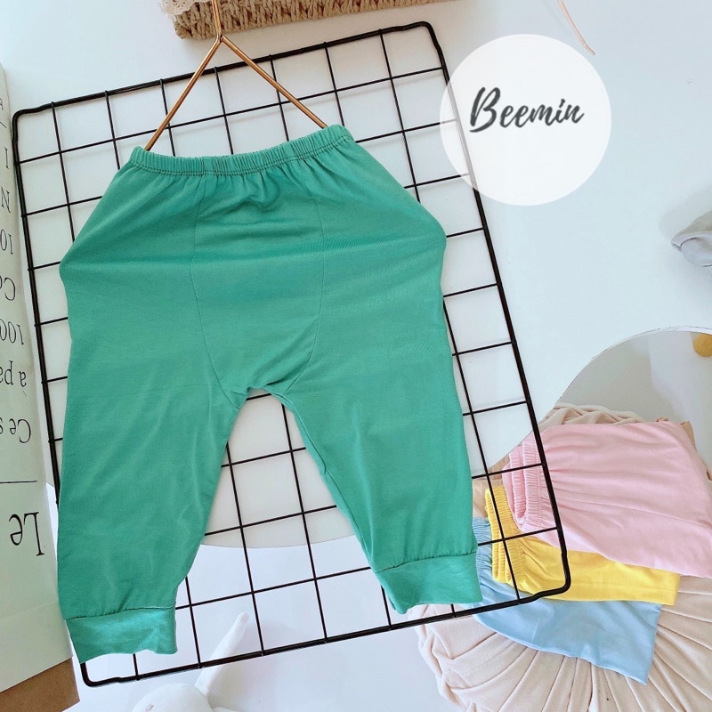 SALE! SÉT 5 QUẦN DÀI ĐÁP ĐŨNG CHẤT THUN LẠNH HÀNG BEEMIN CHO BÉ