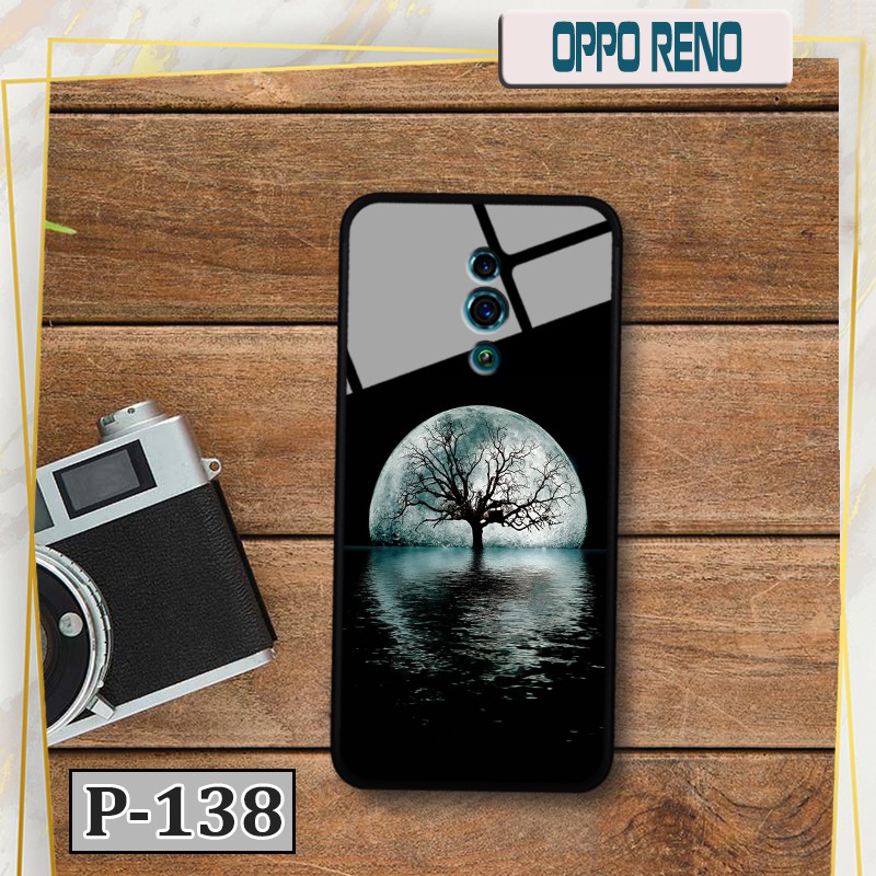 Ốp Oppo Reno - lưng kính in hình 3D