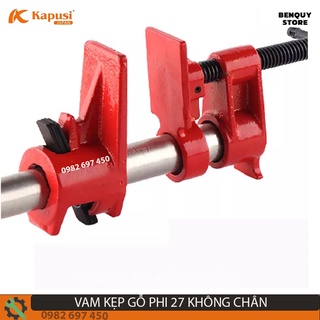 Vam kẹp gỗ không chân - cảo ống nước phi 27 không chân chất lượng cao .