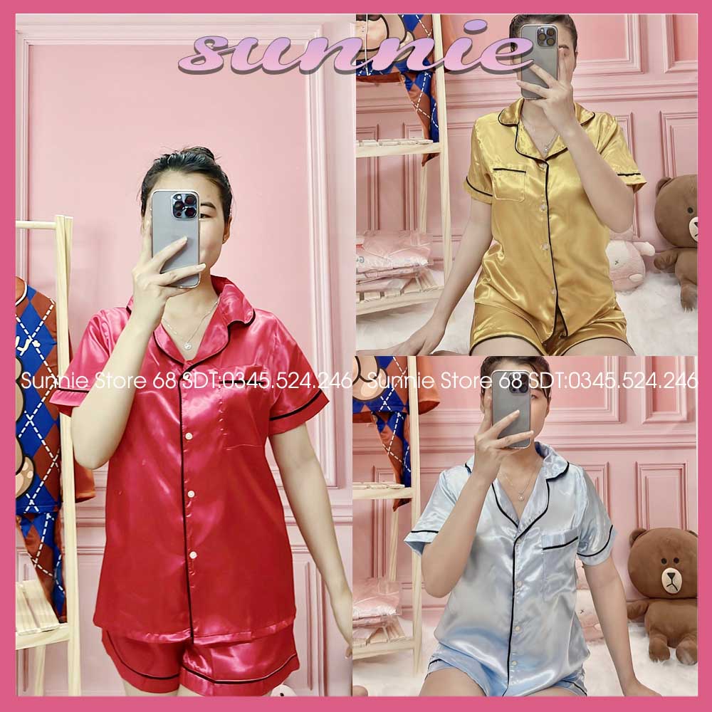 Pijama đồ ngủ đùi phi bóng