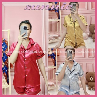 Pijama đồ ngủ đùi phi bóng
