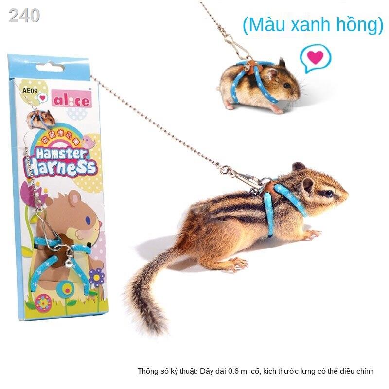 【giá cực rẻ】Alice hamster dây kéo đồ chơi sóc túi mật ong bay thừng gấu cub đeo cho vật nuôi