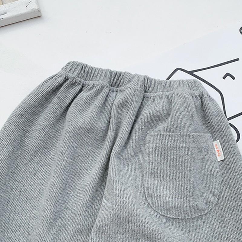 Quần Thể Thao Cotton Mềm Mại Màu Trơn Cho Bé Gái