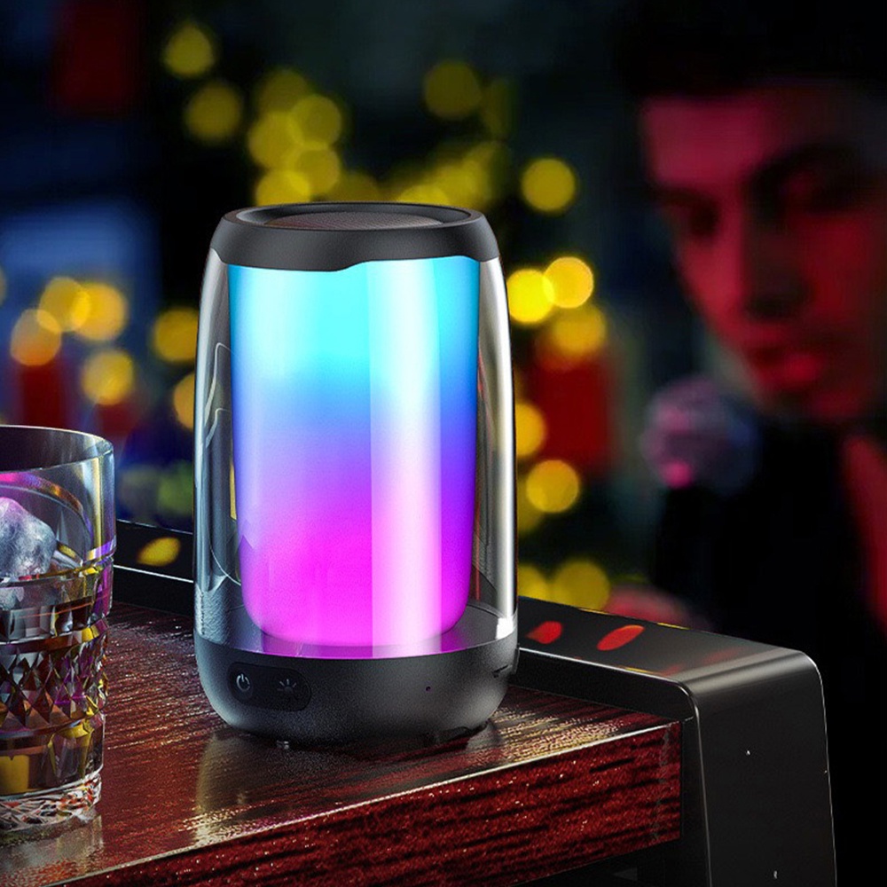 Loa bluetooth Floveme Pulse 4 MINI 1:1 Led theo điệu nhạc, chất lượng âm tuyệt hảo, thiết kế đẹp mắt,dung lượng 6000mAh