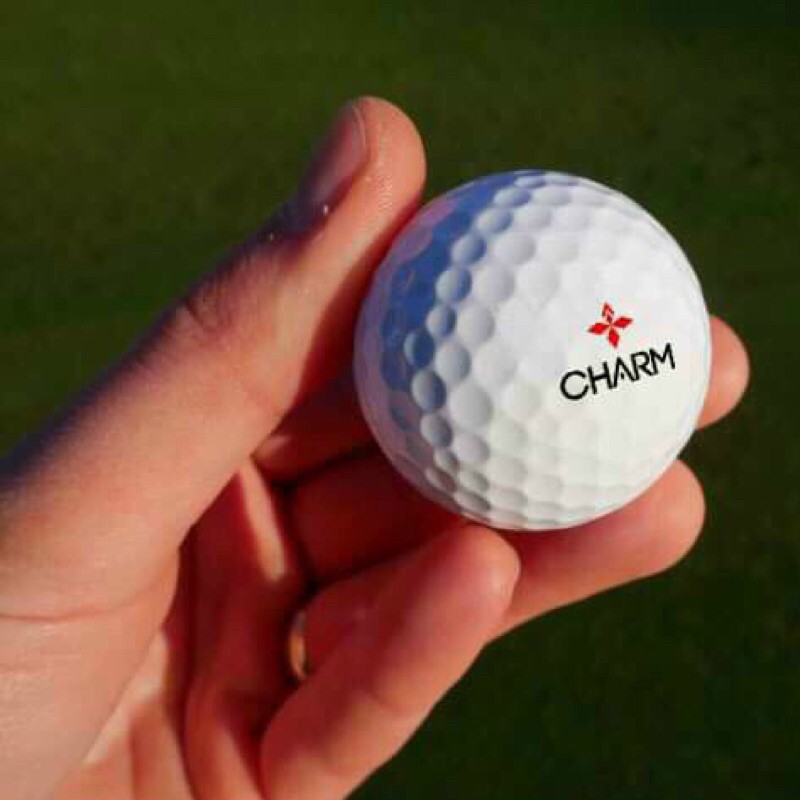 Hộp 12 quả bóng golf CHARM  2 lớp  siêu bền giá tốt