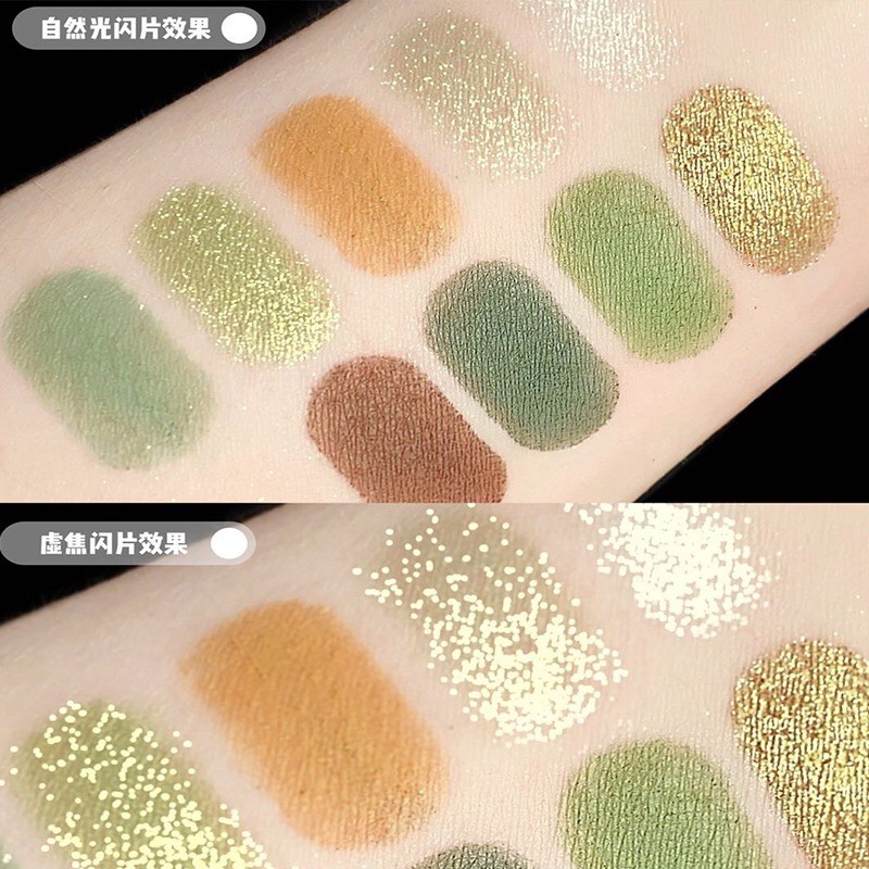 Bảng mắt 9 ô XIYUAN tone xanh cá tính | BigBuy360 - bigbuy360.vn