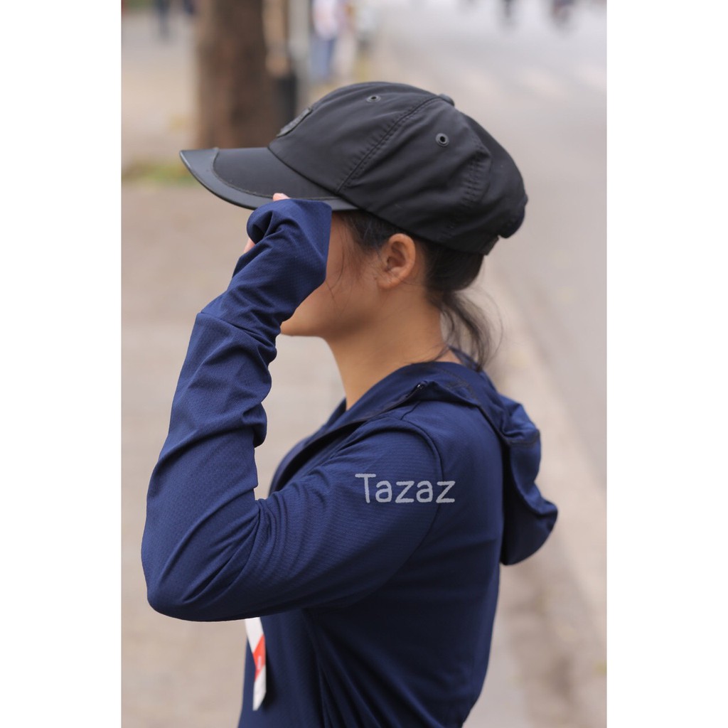 Áo chống nắng dài nữ toàn thân xuất nhật vải thun lạnh nhật dạng hạt mềm, mát, chống uv,hai túi ngoài có khóa kéo TZ02 | BigBuy360 - bigbuy360.vn