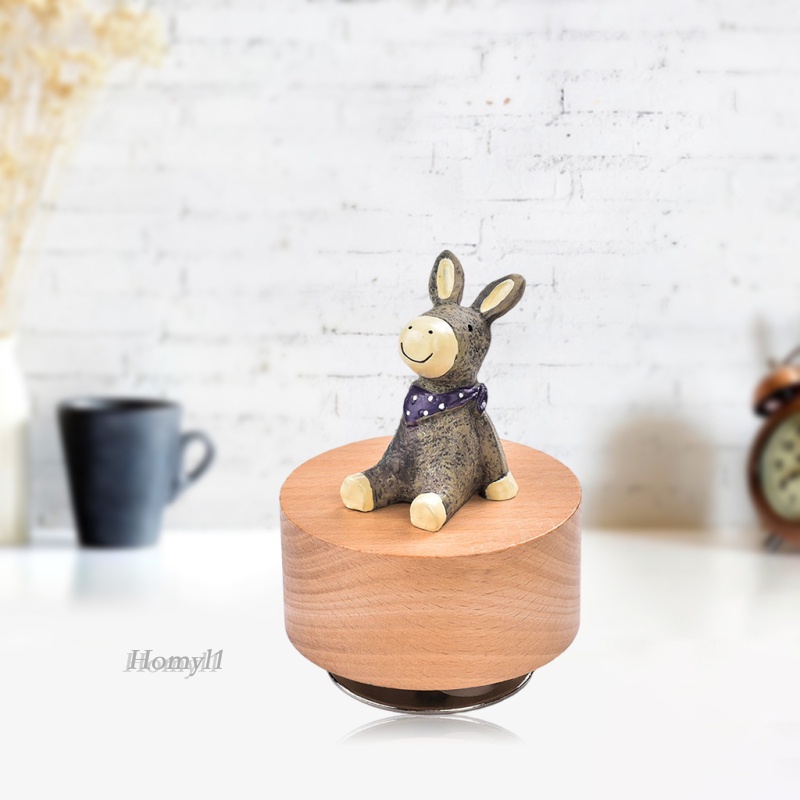 Hộp Nhạc 1  Đế Xoay Thủ Công Sáng Tạo Dùng Làm Quà Tặng Lễ Hội