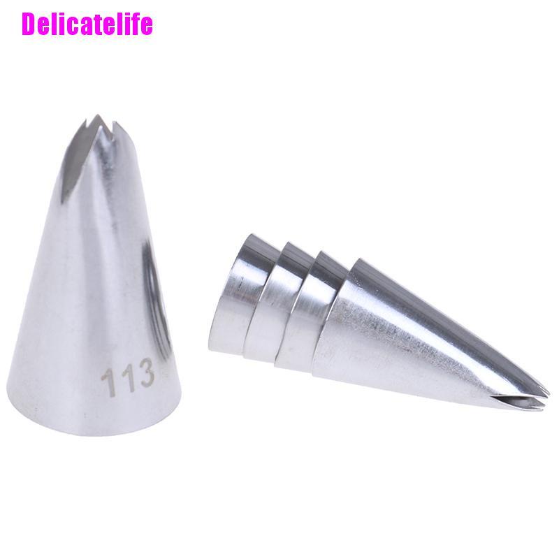 Bộ 5 Đuôi Bắt Bông Kem Trang Trí Bánh Bằng Thép Không Gỉ
