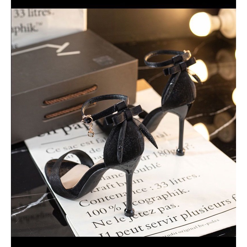Giày Sandal Cao Gót Thời Trang Thanh Lịch Cho Nữ