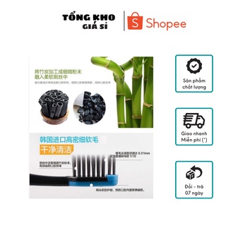 [COMBE 30 CHIẾC]BÀN CHẢI THAN TRE HOẠT TÍNH