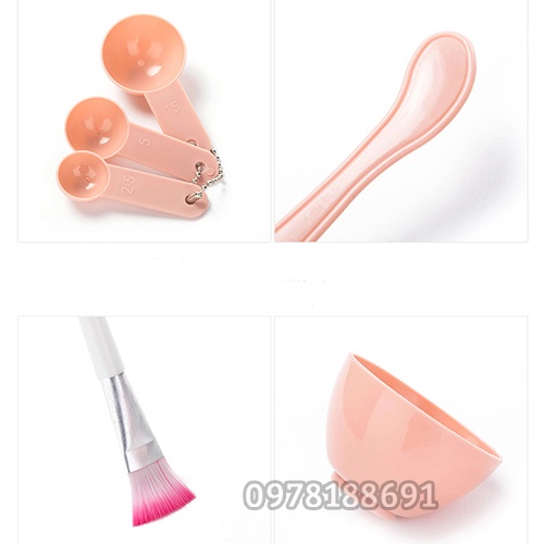 Bộ Dụng Cụ Tự Làm Mặt Nạ Tiện Ích 6in1