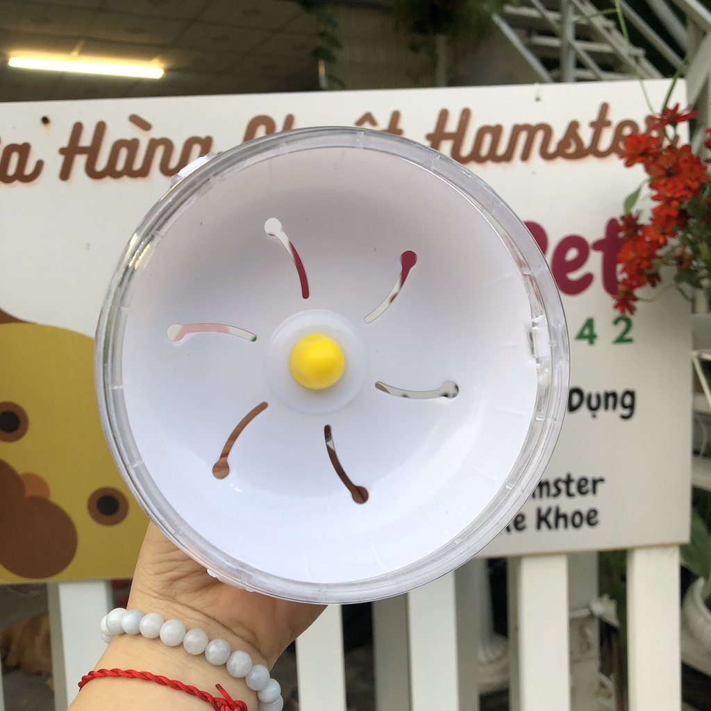 Wheel nhựa 14cm, 16cm cho hamster, sóc, bọ, nhím