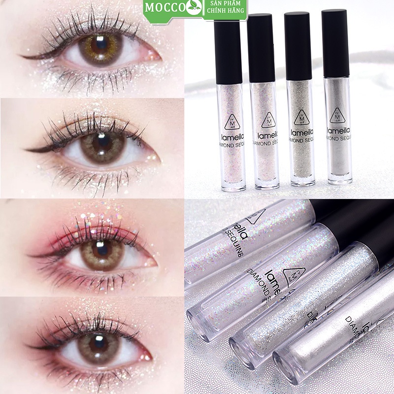 Nhũ Mắt Gel Nhũ Kim Tuyến Lấp Lánh Trang Điểm Mắt Tăng Độ Quyến Rũ TD1 MOCCO Nội địa trung NM01