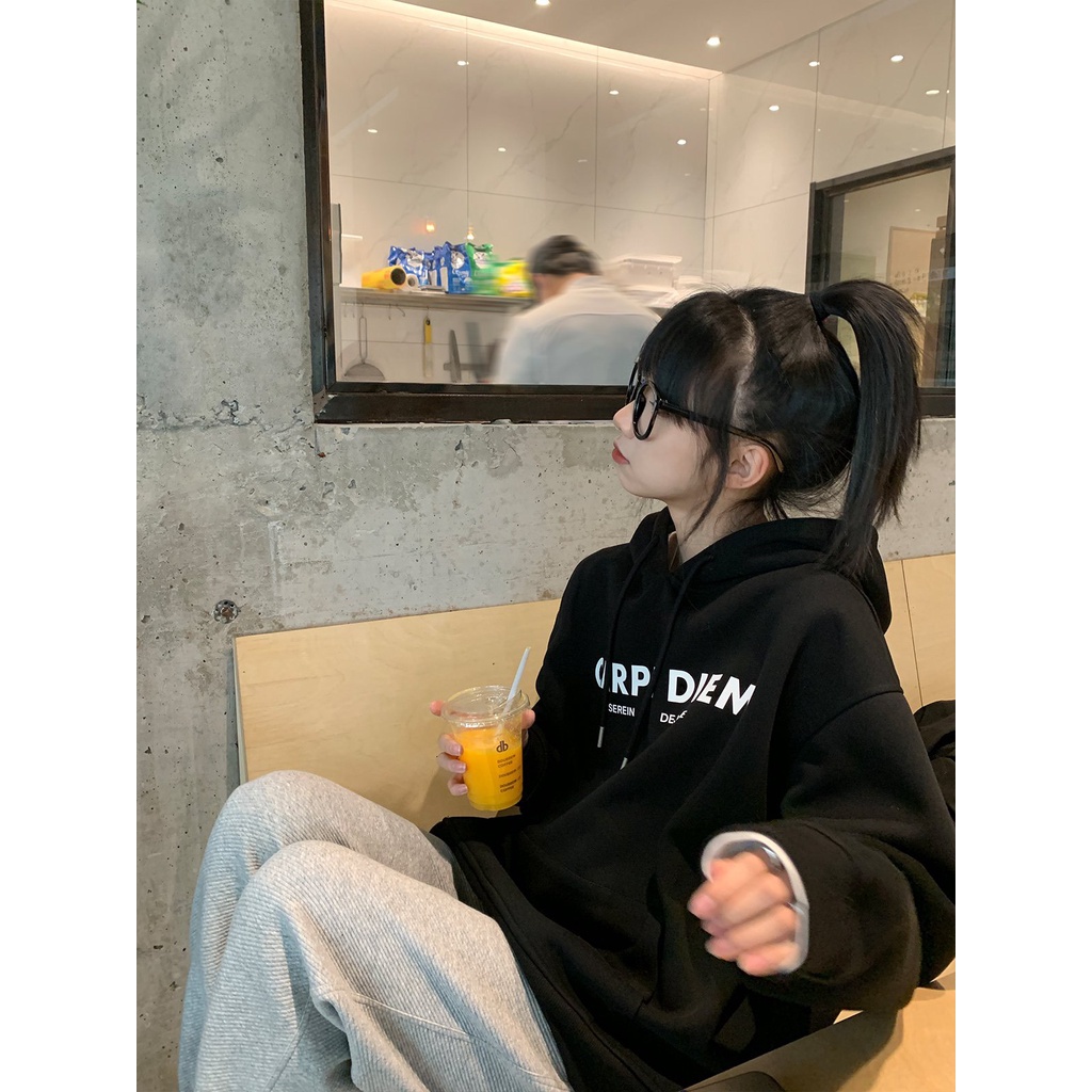 Áo Hoodie Nam Nữ Nỉ Ngoại Unisex CARPE DIEM 2 Màu - Áo Nỉ Dáng Thụng G0225