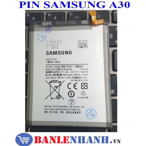 PIN SAMSUNG A30 [PIN NEW 100%, ZIN ]