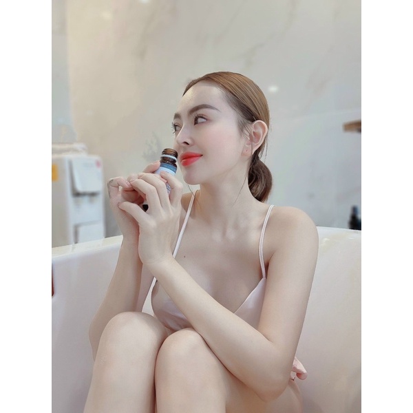 COLLAGEN ROSE BEAUTY YẾN TRẮNG DA MỜ THÂM SẠM (TRẮNG SÁNG TỨC THÌ X10) Hộp 8 chai chính hãng
