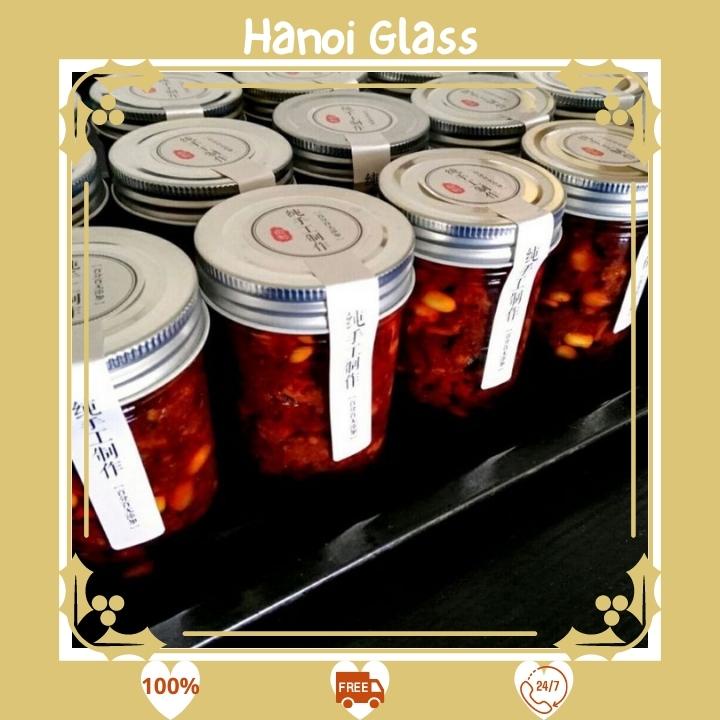 Hũ thuỷ tinh JD 💥 500ml 💥 nắp nhôm vặn chịu nhiệt làm bánh flan mứt siro sữa chua [ RẺ VÔ ĐỊCH ]