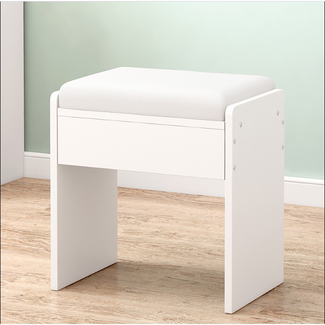 Ghế bàn trang điểm bàn phấn,ghế sofa ghế đi giày gỗ mặt đệm phong cách hàn quốc - GP138