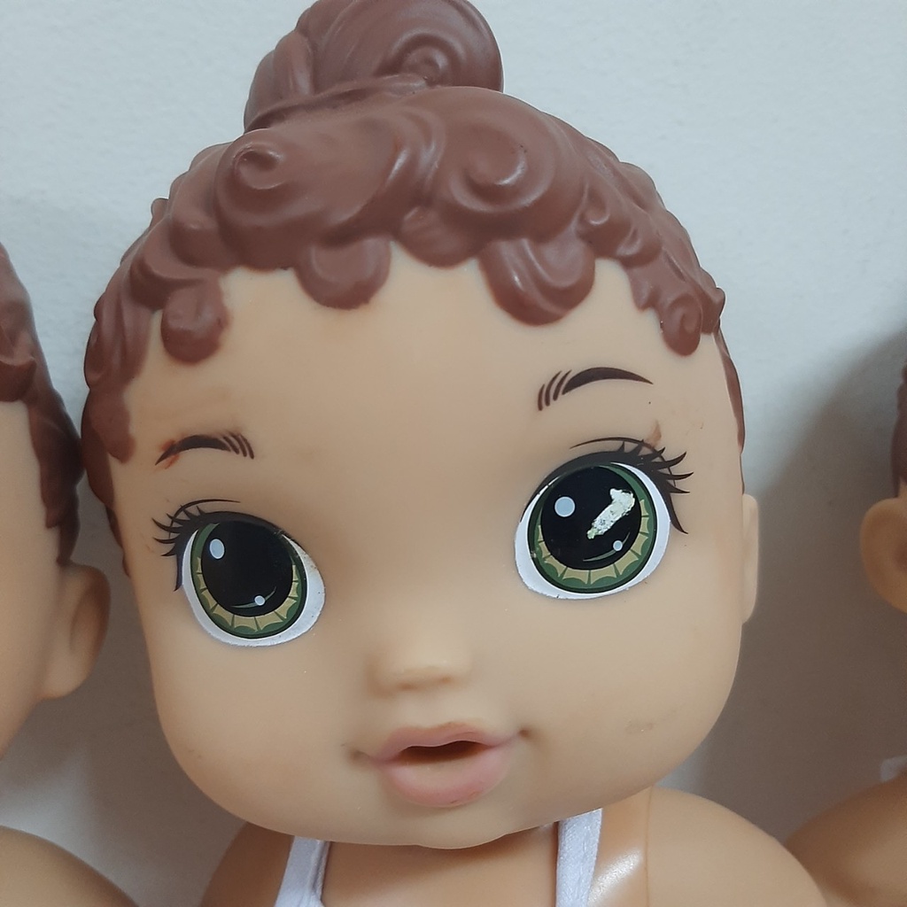 Búp Bê Baby Alive Lil Sounds Hasbro Mỹ Tóc Nhựa Nâu