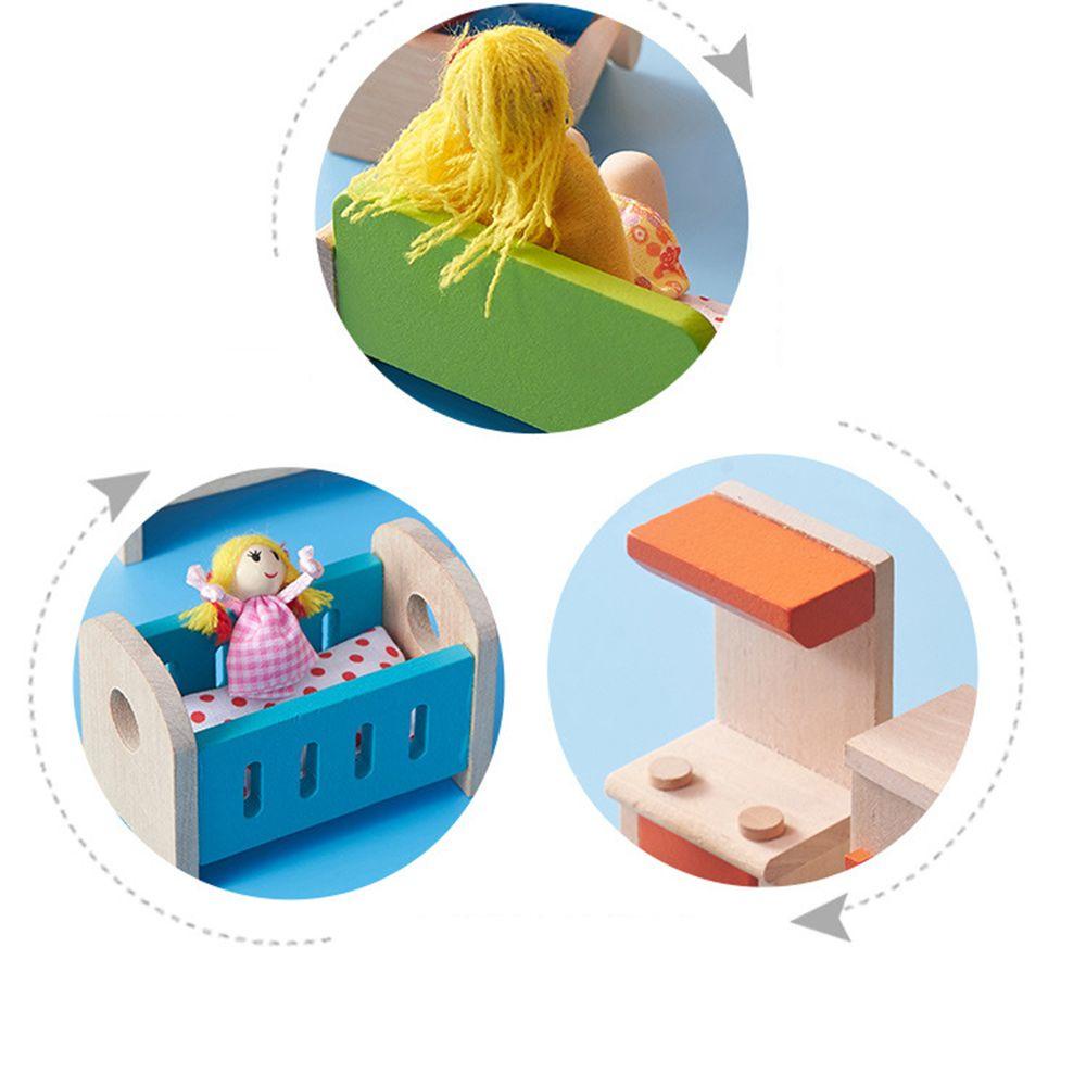 Bộ Bàn Ghế Nhỏ Xinh Trang Trí Nhà Búp Bê