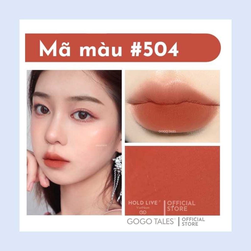 Son kem lì caro Gogo tales Vitality Small son tint mịn môi lâu trôi Grid chính hãng nội địa trung GT300