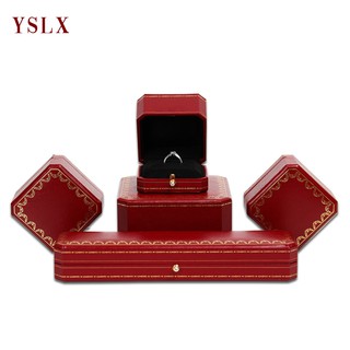 Hộp nhẫn trang sức dây chuyền làm quà cưới chất lượng cao