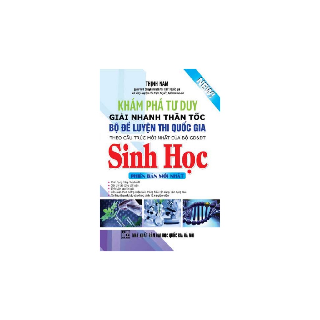 Sách - Khám Phá Tư Duy Giải Nhanh Thần Tốc Bộ Đề Luyện Thi THPT Quốc Gia Sinh Học