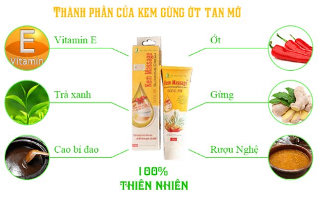 Kem Massage Tan Mỡ Ngân Bình 