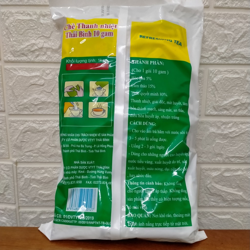 Trà thanh nhiệt thái bình 1kg