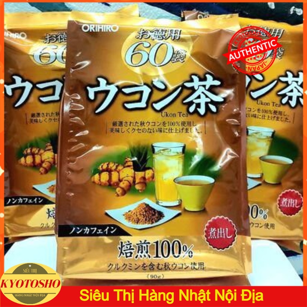 TRÀ NGHỆ GIẢI ĐỘC GAN ORIHIRO (60 TÚI LỌC/ GÓI)-DATE t6/2023