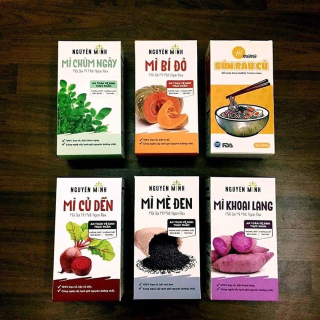 Mì rau củ hữu cơ