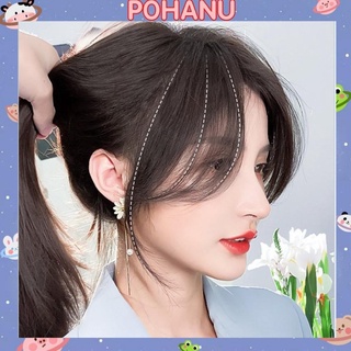 Tóc mái layer Pohanu kẹp mái giả bay nữ tính phong cách Hàn Quốc TG21