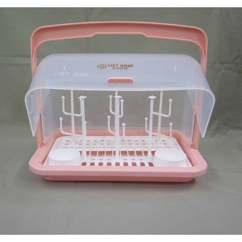 Giá úp bình sữa,úp cốc có nắp an toàn cho bé hàng Việt Nam