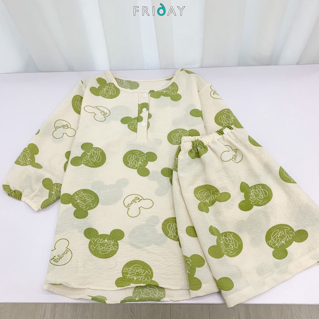 Bộ đồ ngủ CT cho nữ hoạ tiết đáng yêu Friday BN01
