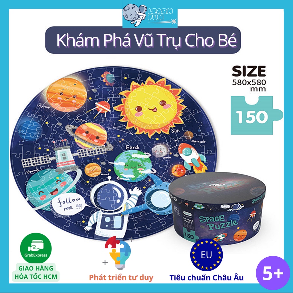 Bộ đồ chơi xếp hình giáo dục cho bé từ 5 tuổi phát triển tư duy rèn luyện giác quan kích thích sáng tạo khám phá vũ trụ