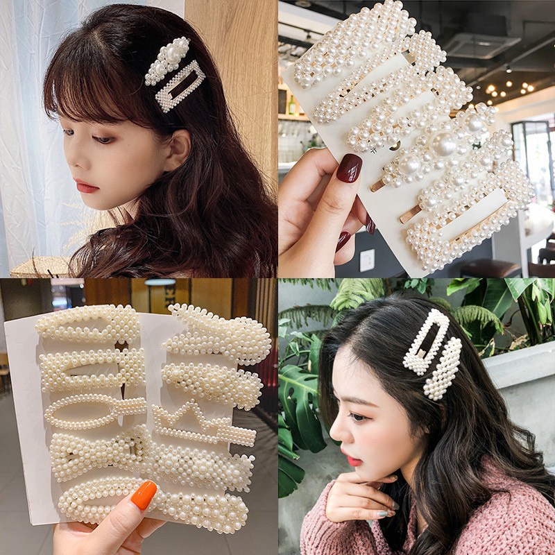 Combo 20 Kẹp Tóc Cho Nữ Phong Cách Hàn Quốc Đơn Giản Nhiều Mẫu