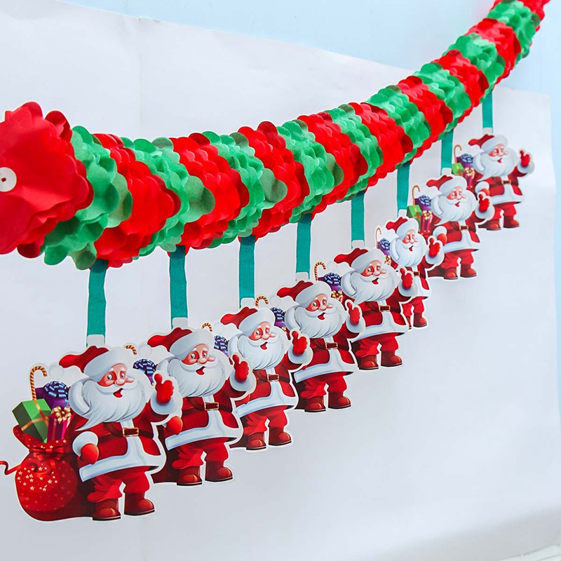 Dây Treo Trang Trí Giáng Sinh 3m Hình Ông Già Noel 2023
