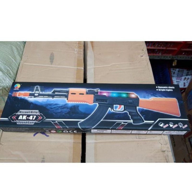 Đồ Chơi Bắn Súng Ak-47 Dài 69 cm