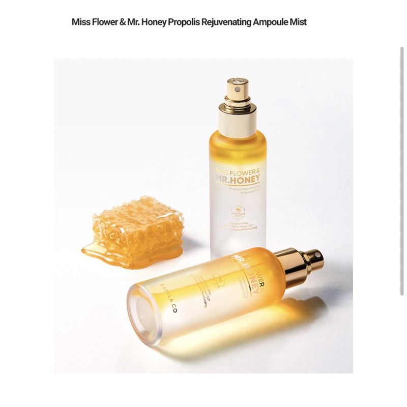 Xịt khoáng Dưỡng Da tinh chất mật ong BANILA CO MISS FLOWER &amp; MR.HONEY AMPOULE MIST 99ml