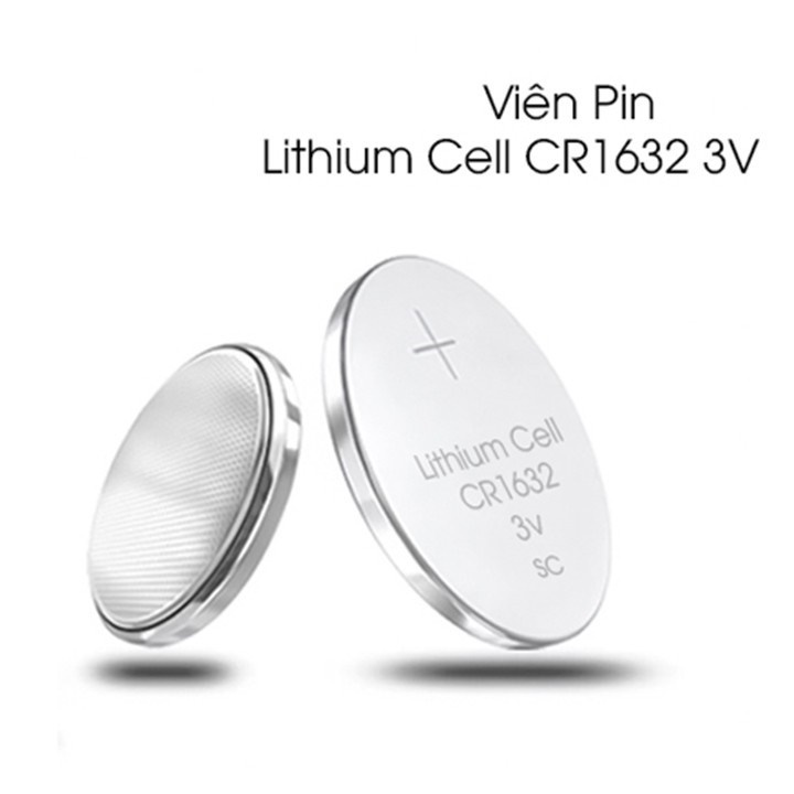 Pin Lithium Cell CR1632 Xài Cho Gậy Selfie - Đồng Hồ Smartkey