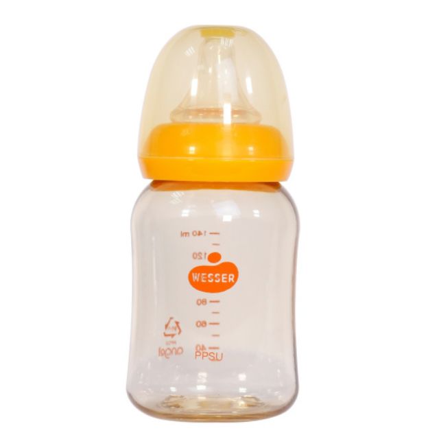 Bình sữa cổ hẹp PPSU Wesser 60ml / 140ml / 250ml
