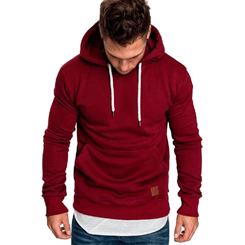 Áo hoodie BEFOYI dài tay màu trơn size m-5xl thời trang xuân thu 2020 thích hợp cho nam